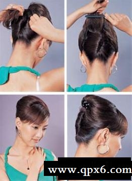 发型；秀出明星光彩的盘发DIY